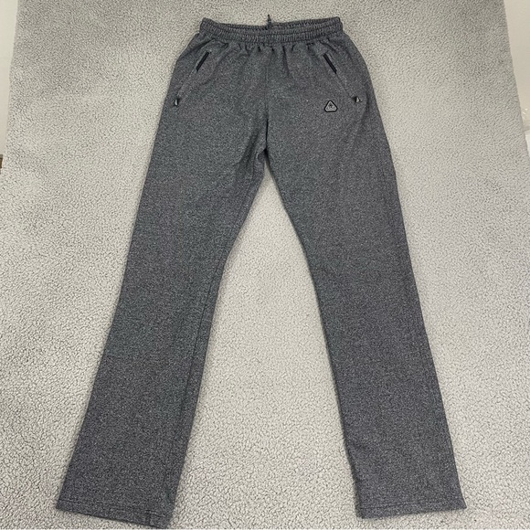 SCR Sportswear Pants Men XL Gray Pull On Drawstring Open Hem - Picture 1 of 11